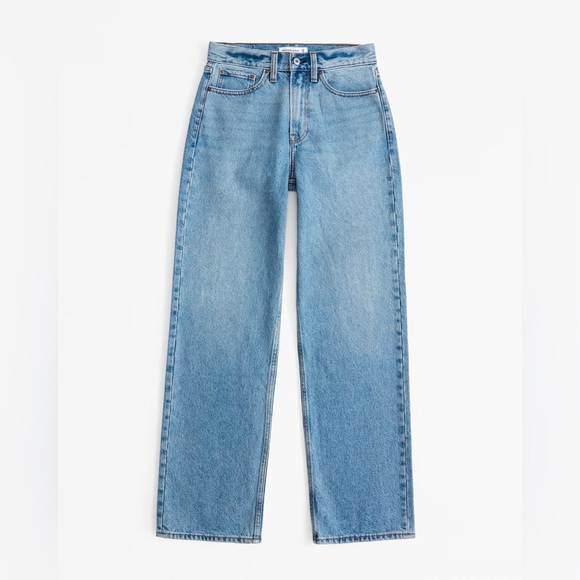 Abercrombie “The Slouchy Jean” Midrise, Short - Bestseller! - Picture 1 of 4